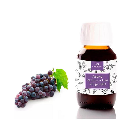 Aceite de pepita de uva Virgen BIO, 100ml. Camassia