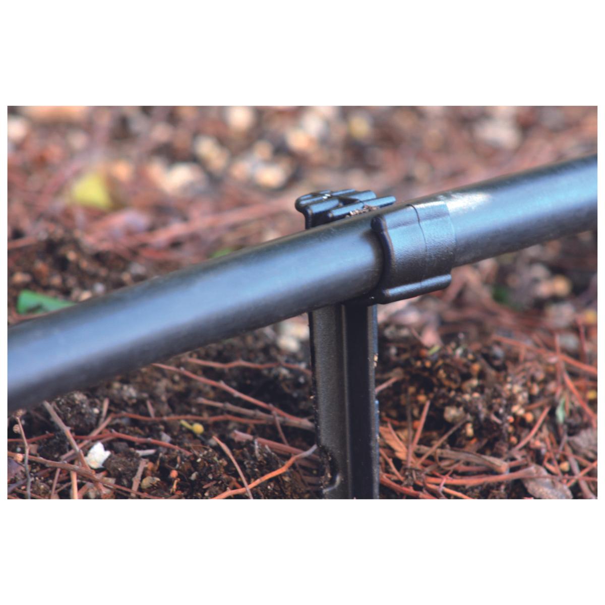 Piqueta sujeción Tuberías 16 mm Planeta Huerto 5 unidades