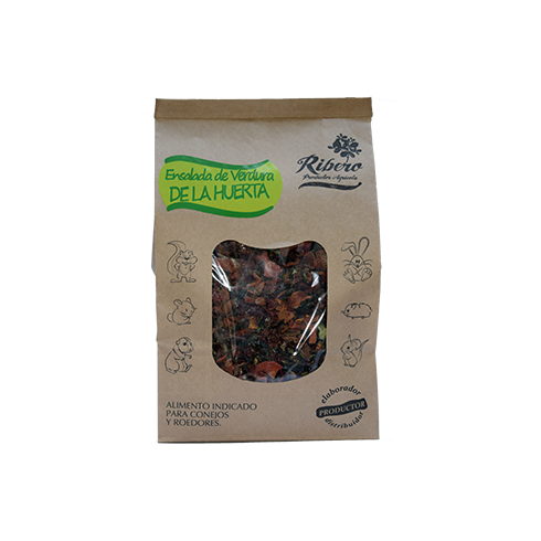 Ensalada Verduras de la huerta para conejos y roedores Ribero 250 g