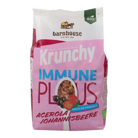 Muesli Krunchy Inmune Plus de Grosella y Acerola BIO Barnhouse 325 gr