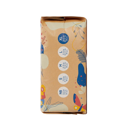 ECOBOOM - Pañal Ecológico de BAMBÚ Eco Boom. 70% Biodegradable, Hipoalergénico (TALLA 5/XL, 12-17 KG, PACK 8 BOLSAS, TOTAL 224 PAÑALES)