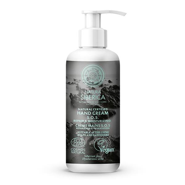 Crema de manos SOS reparación e hidratación Natura Sibérica 250 ml
