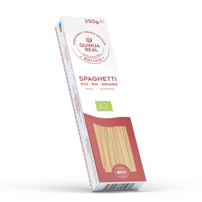 Espaguetis Arroz y Quinoa Real sin gluten Quinua Real 250 g