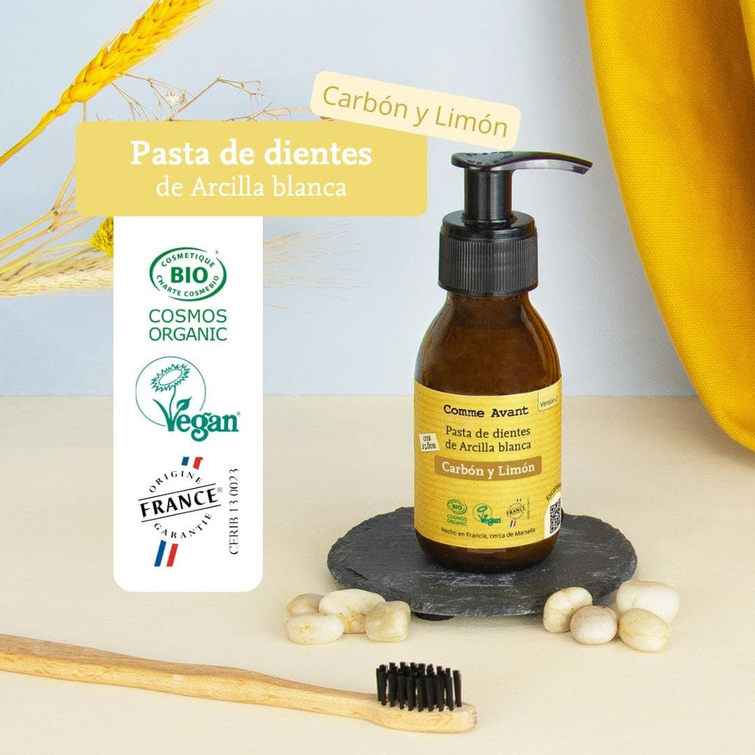 Pasta de dientes con carbón vegetal y limón Comme Avant 105 g