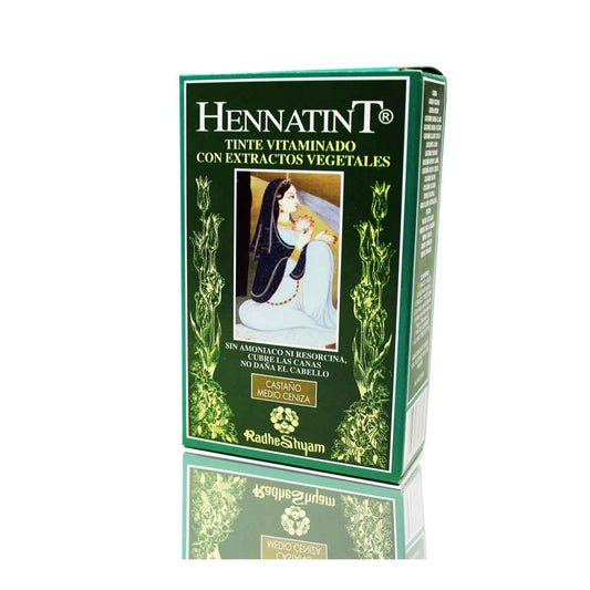 Hennatint Castaño Medio Ceniza Radhe 120 Ml Radhe