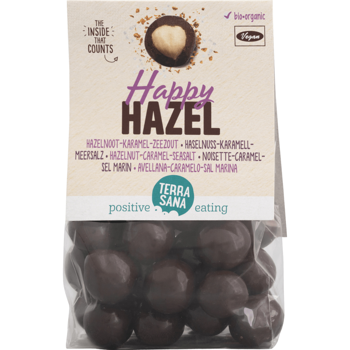 Delicia de Avellana con Chocolate y Caramelo 140 g Terrasana