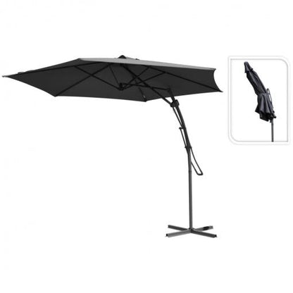 Parasol Excéntrico Ambiance 150 x 150 x 245 cm - Varios colores