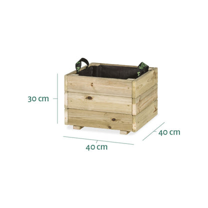 Jardinera de madera Pun Hortalia
