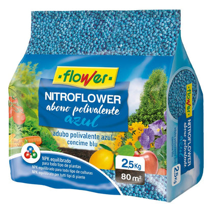 Abono polivalente azul nitroflower Flower 750 g