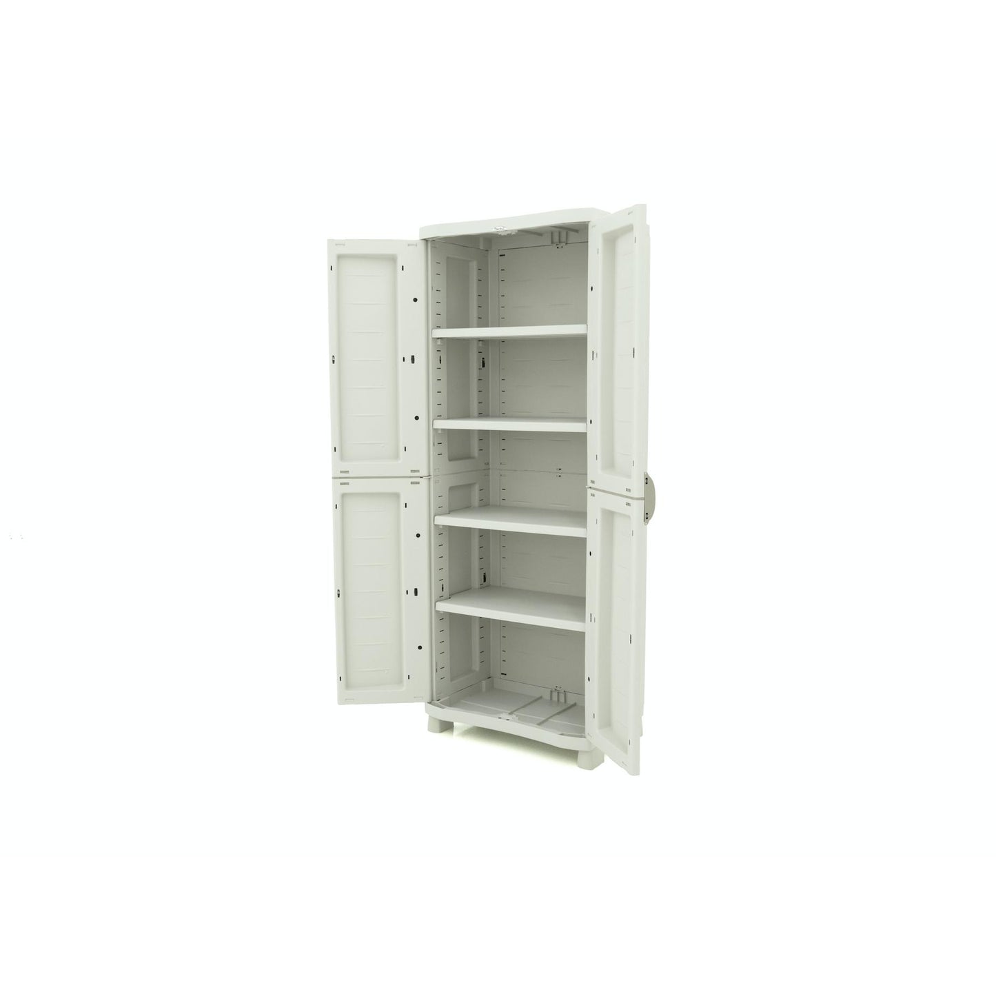 Armario 4 Estantes 70 cm Space Saver Plastiken Beige