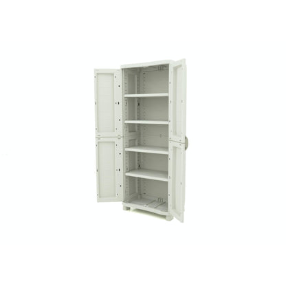 Armario 4 Estantes 70 cm Space Saver Plastiken Beige