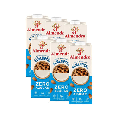 Pack 6x Bebida de Almendro Zero Azúcar El Almendro 1L