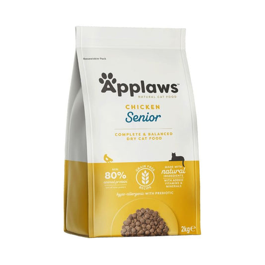 Applaws Cat Dry Senior Pollo 2 kg Pienso natural para gatos grain free