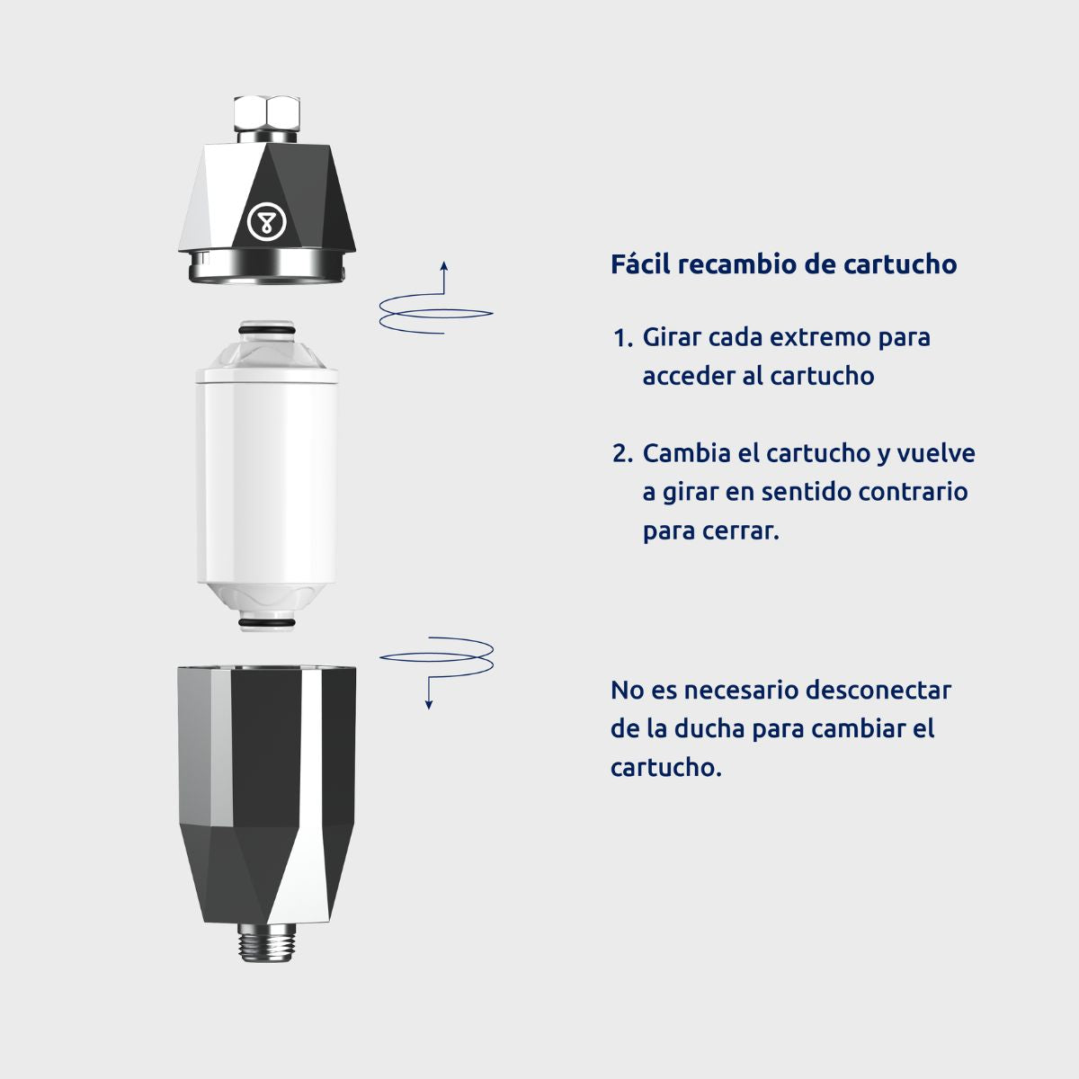 Cartucho para Filtro de ducha ShowerPro Diamond Tappwater