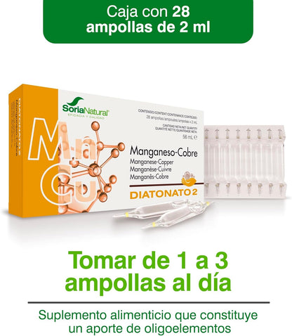 Diatonato 2 Mn-Cu Soria Natural 28 viales