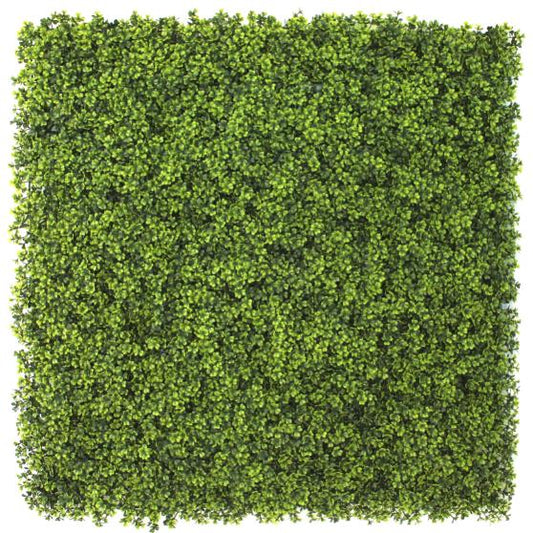 Jardín vertical sintético Trébol Sinder 1x1 m