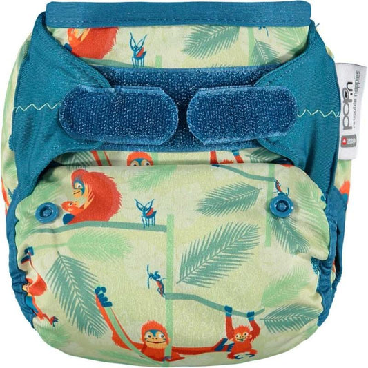 Pañal reutilizable bambú Pop-in velcro Orangutan Close Parent
