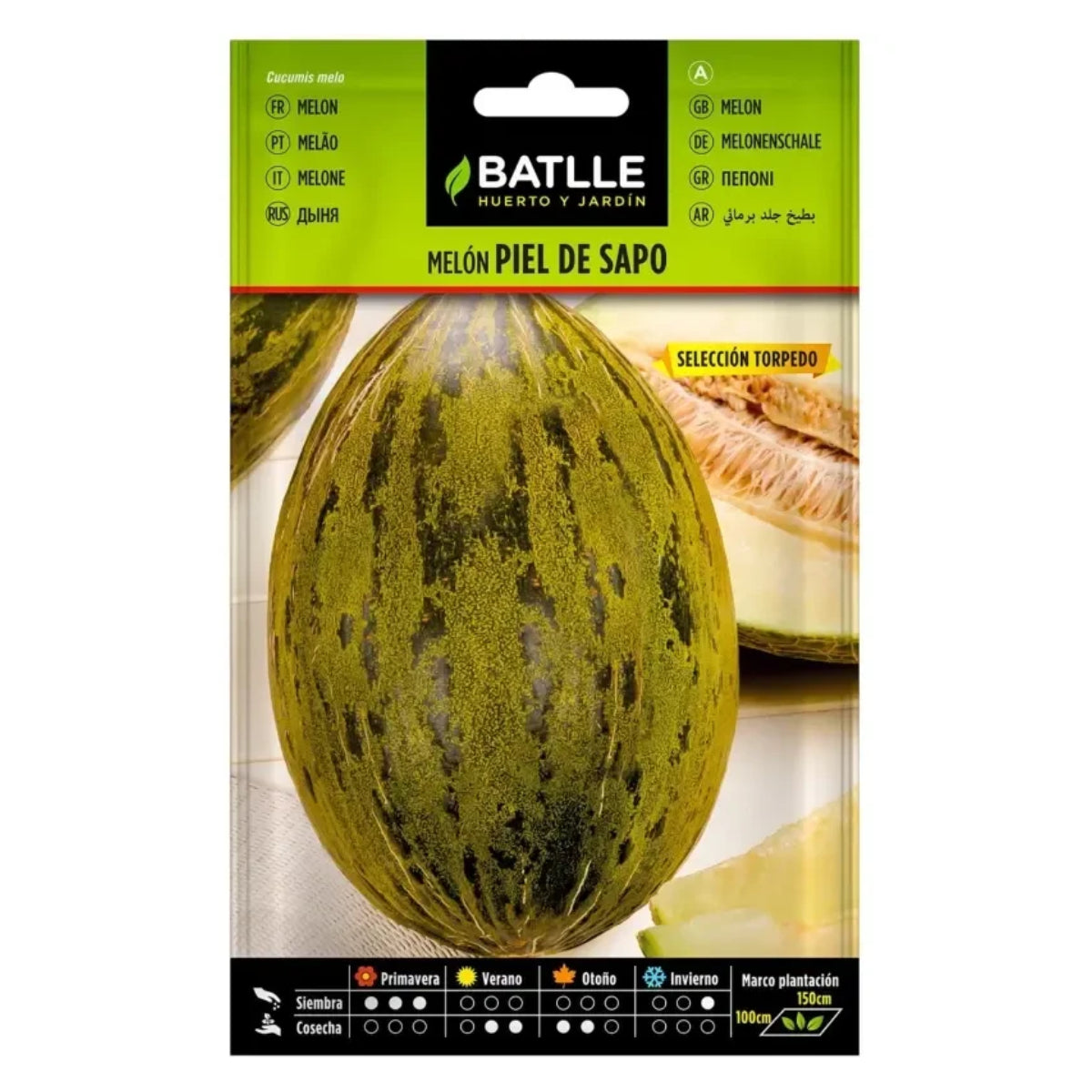 Semillas de  Melón Piel de sapo sel. Torpedo