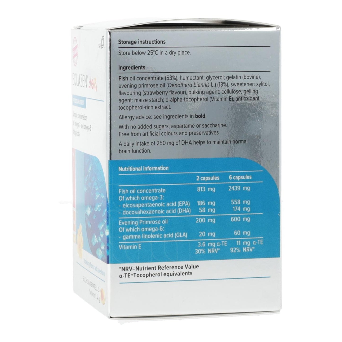 Equazen Chews masticable Vitae 60 cápsulas