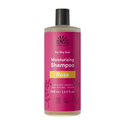Champú Rosas para Cabellos Secos Urtekram 500 ml