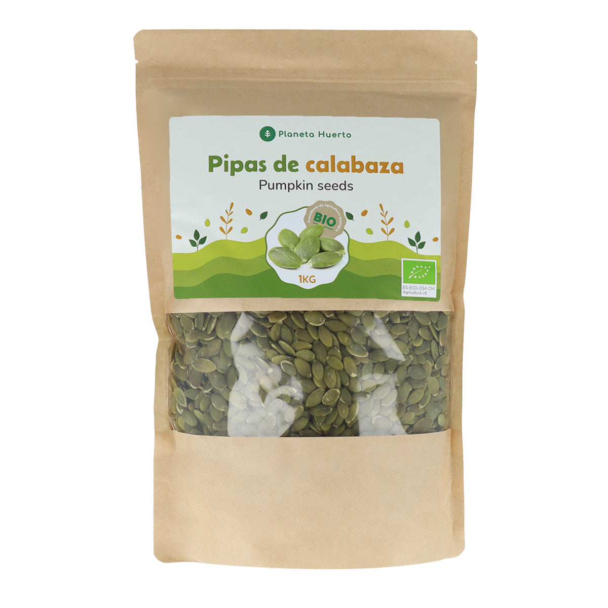 Pipas de calabaza ECO Planeta Huerto 1 kg