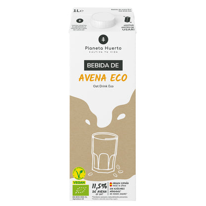 Pack 6x Bebida de Avena ECO Planeta Huerto 1L