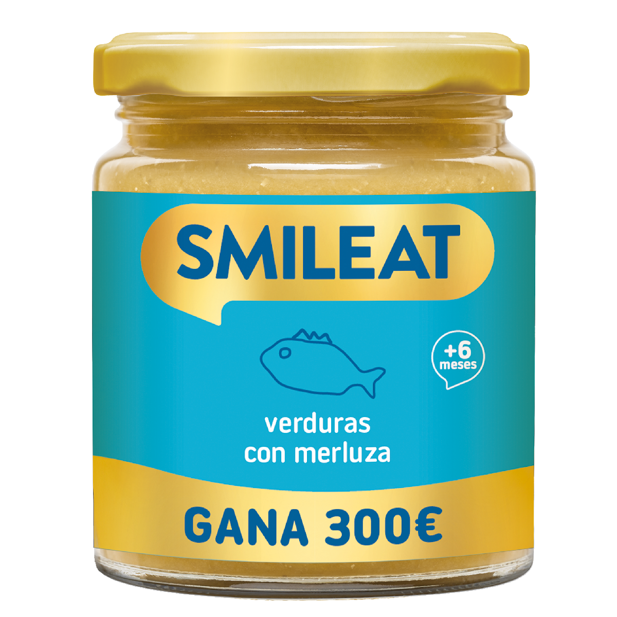Pack 3x Tarrito BIO verduras y merluza +6 meses Smileat 230g
