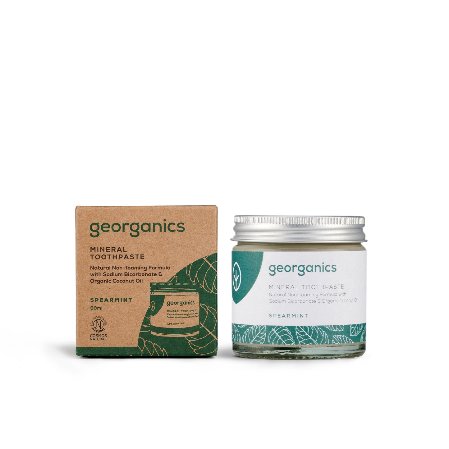 Dentífrico natural Hierbabuena  y Coco Georganics