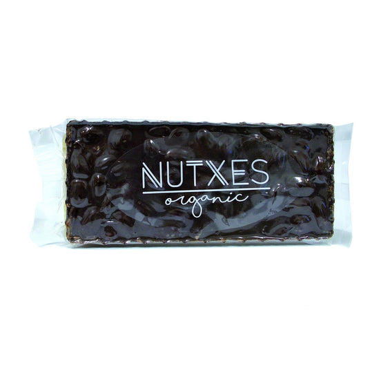 Turrón chocolate negro 70% y almendras Nutxes, 200 g