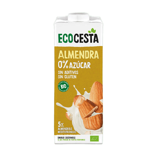 Bebida Vegetal De Almendra 0% Azúcar Bio, 1L Ecocesta
