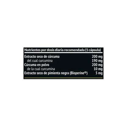 Kurkur suplemento alimenticio Paleobull 60 cápsulas