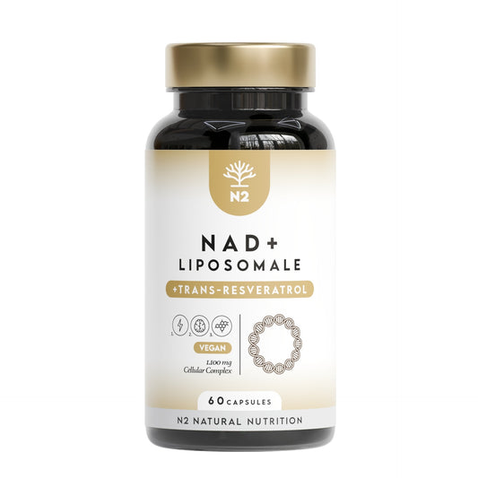 NAD+ Liposomal Antienvejecimiento 30 días Vitalidad N2 Natural Nutrition 60 cápsulas