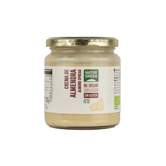 Crema de Almendra Bio untable NaturGreen  250 g