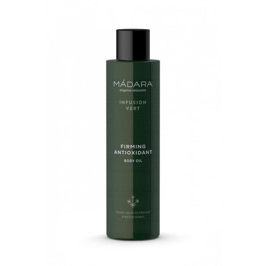 Aceite corporal reafirmante antioxidante Infusion Vert Mádara 200 ml