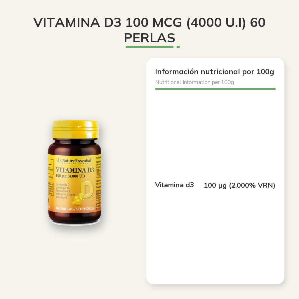Información nutricional