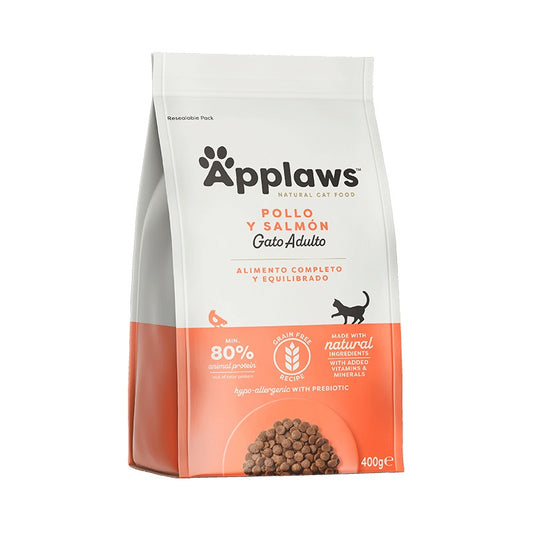 Applaws Cat Dry Adulto Pollo y Salmón 400g Pienso natural para gatos grain free