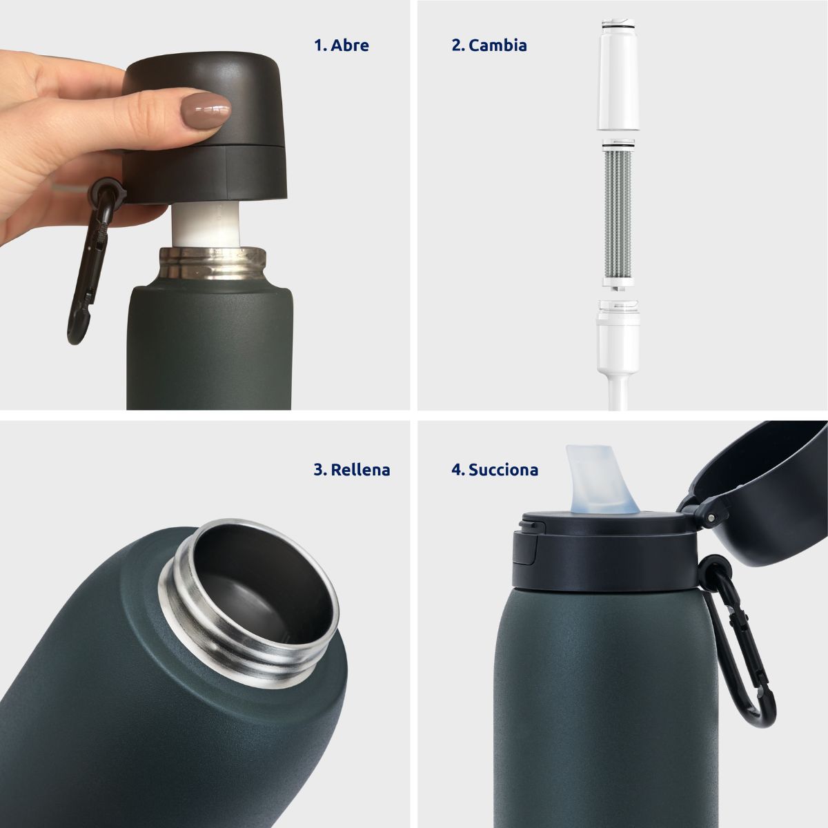 Cartucho potabilizador Ahlstrom para BottlePro Adventure TappWater