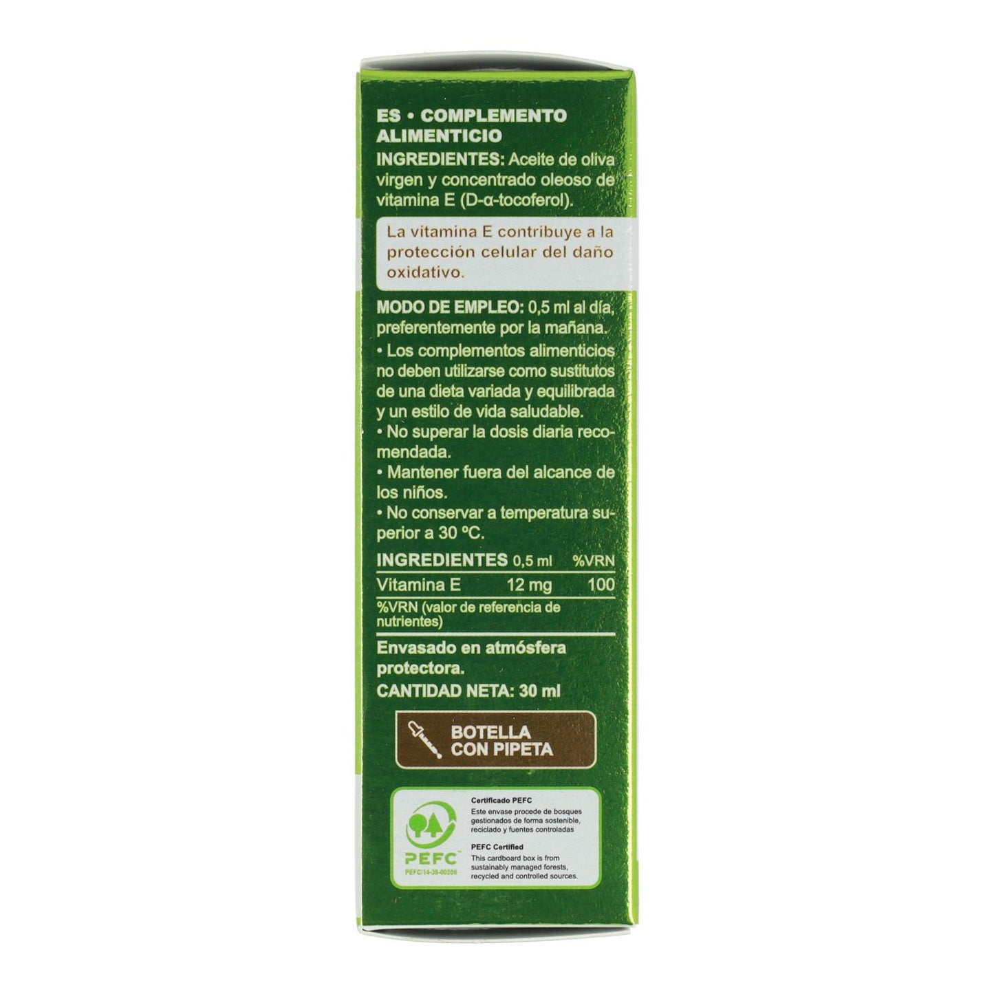 Vitamina E Líquida Marnys, 30 ml