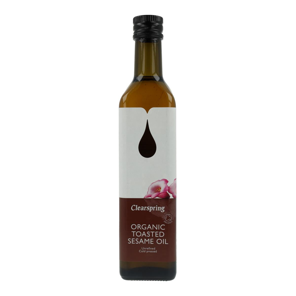 Aceite de sésamo tostado BIO Clearspring, 500 ml