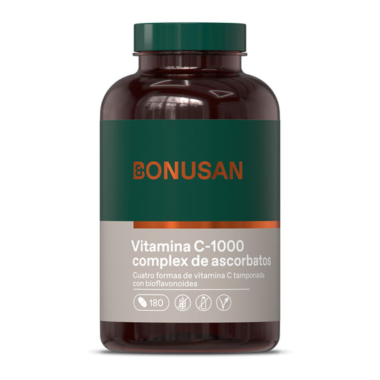 Vitamina C-1000 complejo de ascorbates Bonusan 90