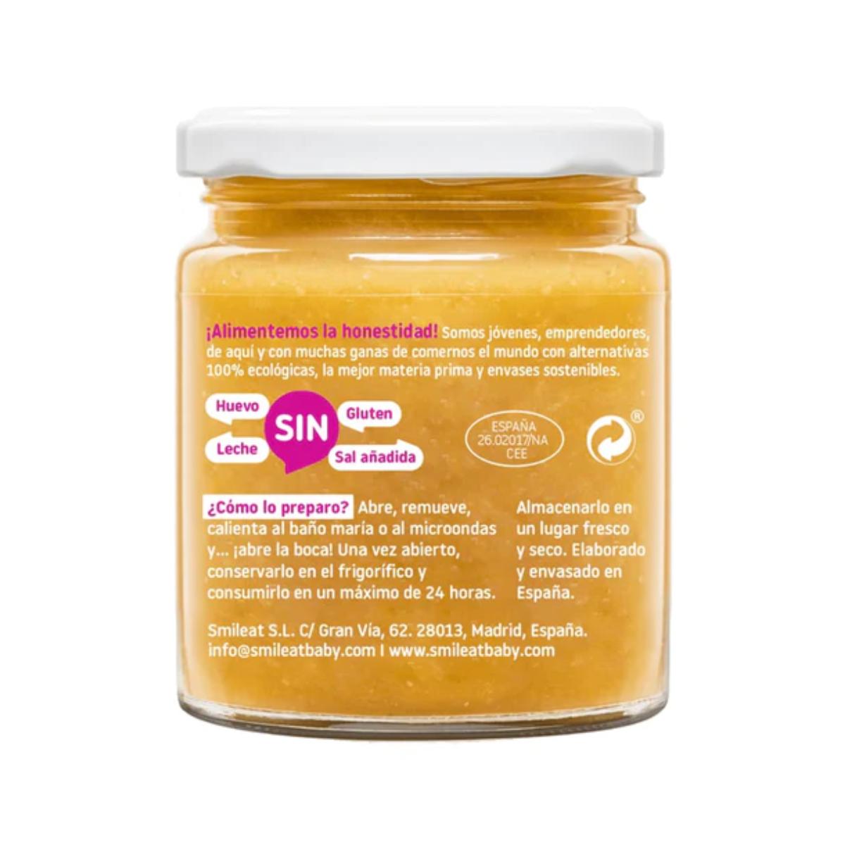 Tarrito BIO pavo y verduras +6 meses Smileat, 230g