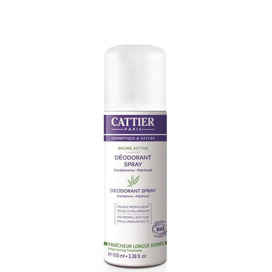 Desodorante sin alcohol Brume Active Cattier 100 ml