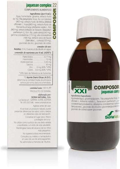Composor 22 Jaquesan Complex XXI Soria Natural 50 ml