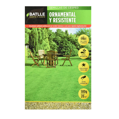Semillas césped ornamental y resistente Batlle 500 g