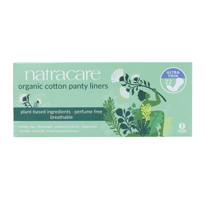 Salvaslip ultra fino algodón eco 100% Natracare 22 Uds
