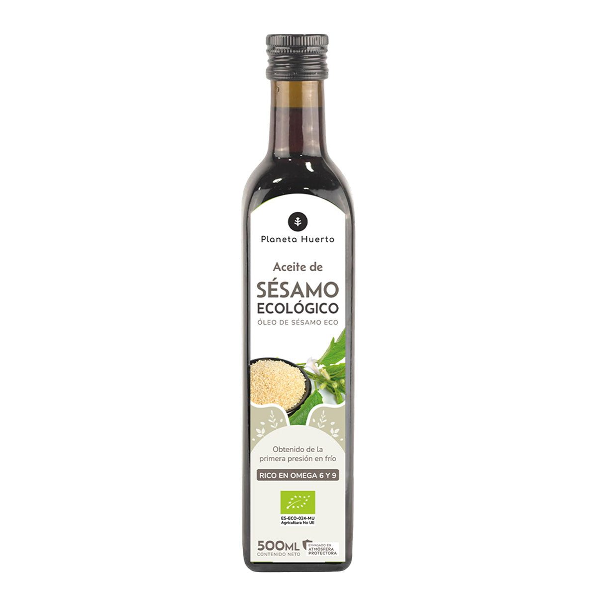 Aceite de Sésamo prensado en frío ECO Planeta Huerto 500 ml