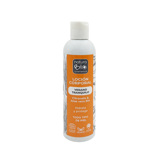 Locion Corporal Verano Tranquilo 250 Citronela, NATURABIO, 250 ml