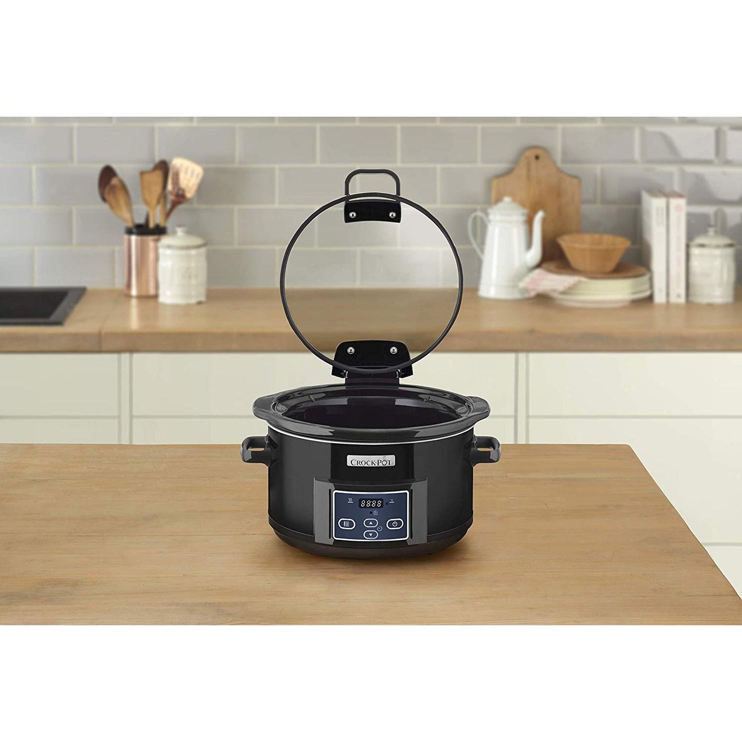 Crockpot olla cocción lenta 4,7 L CSC052X con tapa abatible