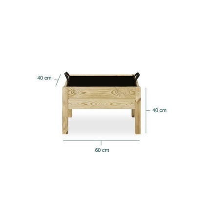 Kit de mesa de cultivo infantil Leo Hortalia