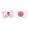 Chupete Physio Light silicona 6-16m 2ud Chicco